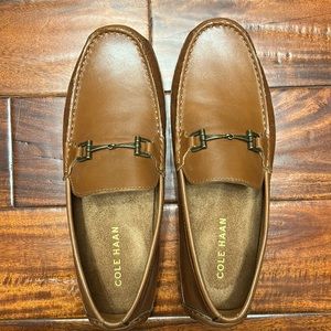 NIB Men’s Cole Haan Wyatt Bit Driver British Tan 9.5